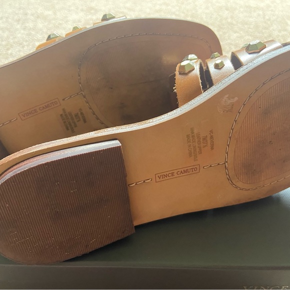 Vince Camuto Tan Studded Women's Sandals - Picture 7 of 7